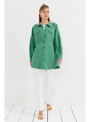 Green - Jacket - Nihan
