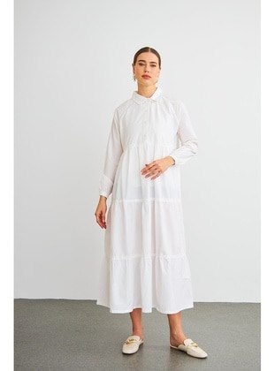 White - 300gr - Modest Dress - BASICPARK