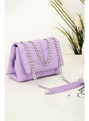 Lilac - Shoulder Bags - Bipanya