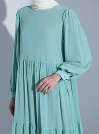 Dark Nile Green - Modest Dress