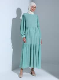 Dark Nile Green - Modest Dress