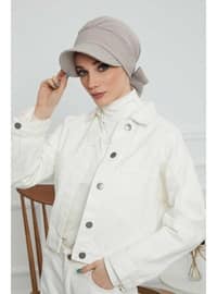 Grey - 13gr - Plain - Simple - Cotton - Bonnet