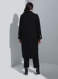 Black - Plus Size Coat