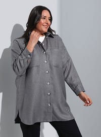 Dark Gray - Plus Size Tunic