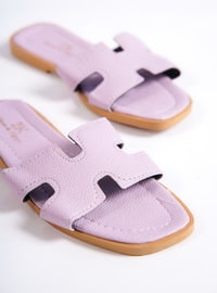 Lilac - Flat Slippers - Slippers