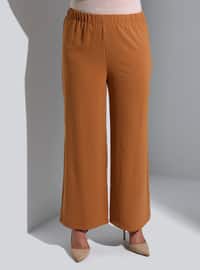 Light Coffe Brown - Plus Size Suit