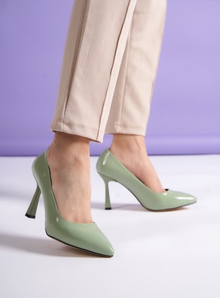 Green - High Heel - Heels - Shoescloud