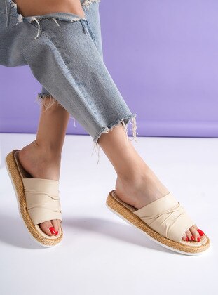 Nude - Sandal - Slippers - Shoescloud