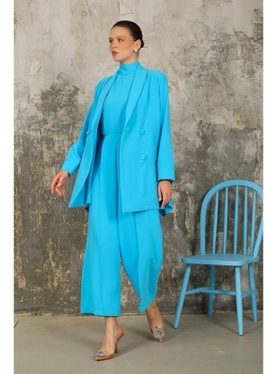 Blue - Jumpsuit - Melike Tatar