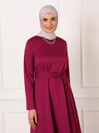 Cherry Color - Modest Dress