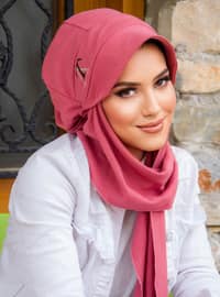 Dusty Rose - 150gr - Acrylic - Cotton - Instant Scarf