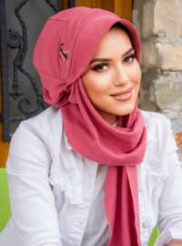 Dusty Rose - 150gr - Acrylic - Cotton - Instant Scarf