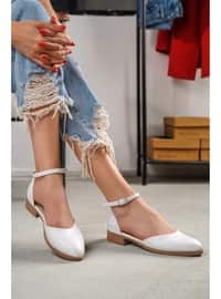 White - Flat - Flat Shoes