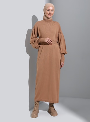 Camel - Knit Dresses - Benin
