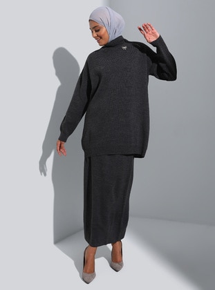 Anthracite - Knit Suits - Refka