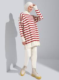 Red Striped - Knit Tunics