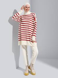 Red Striped - Knit Tunics