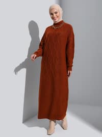 Copper color - Knit Dresses