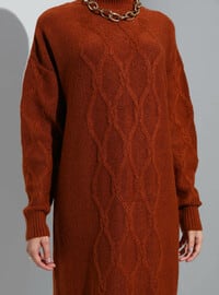 Copper color - Knit Dresses