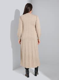 Dark Mink - Plus Size Knit Dresses