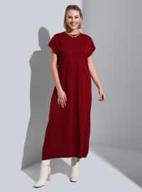 Burgundy - Plus Size Knit Co-ords