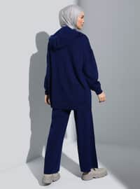 Navy Blue - Knit Suits