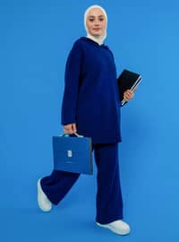 Navy Blue - Knit Suits