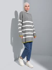 Silver color - Knit Tunics