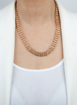 Gold color - Necklace - im Design