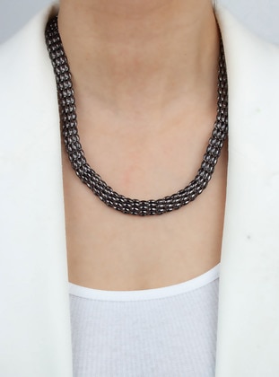 Black - Necklace - im Design