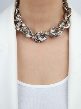 Silver color - Necklace - im Design