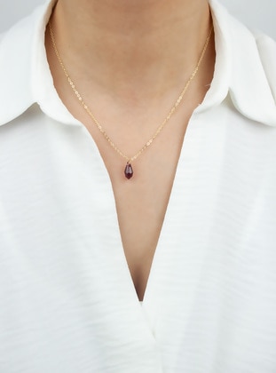Purple - Necklace - im Design