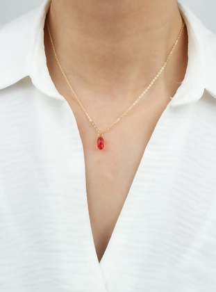 Red - Necklace - im Design