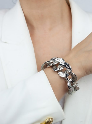 Silver color - Bracelet - im Design