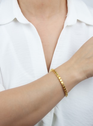 Gold color - Bracelet - Pridza