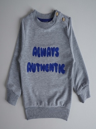 Grey - Baby Sweatshirts - Miniko Kids