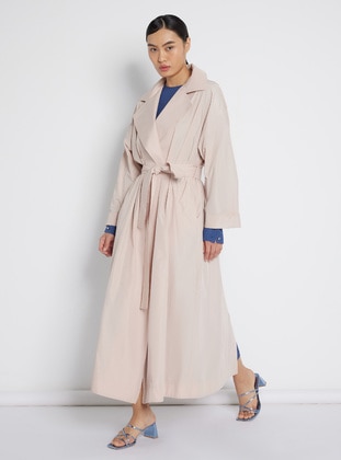 Powder Pink - Unlined - Trench Coat - Nuum Design