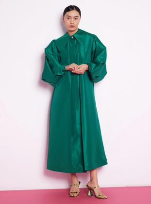 Emerald - Round Collar - Unlined - Modest Dress - Nuum Design