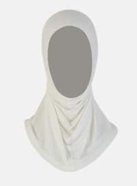 أبيض - حجابات جاهزة