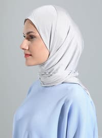 رمادي فاتح - حجابات جاهزة