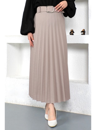 Mink - Unlined - Skirt - Tesettür Dünyası