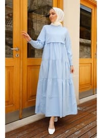 Baby Blue - Modest Dress - In Style
