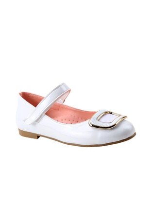 White - Flat Shoes - Sema