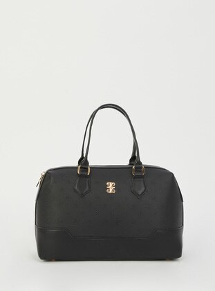 Black Glitter - Satchel - Shoulder Bags - Pierre Cardin