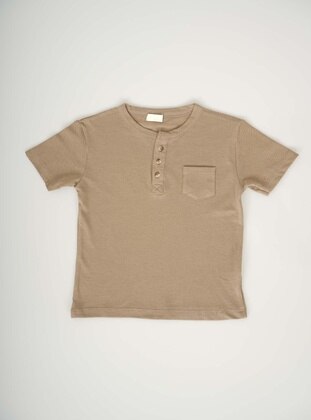 Brown - Baby T-Shirts - Miniko Kids