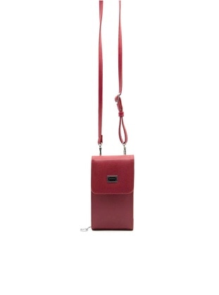 Red - Wallet - Silver Polo