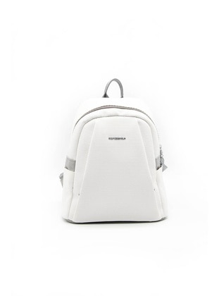 White - 1000gr - Backpack - Backpacks - Silver Polo