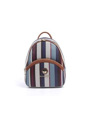 Brown Plaid - 1000gr - Backpack - Backpacks - Silver Polo