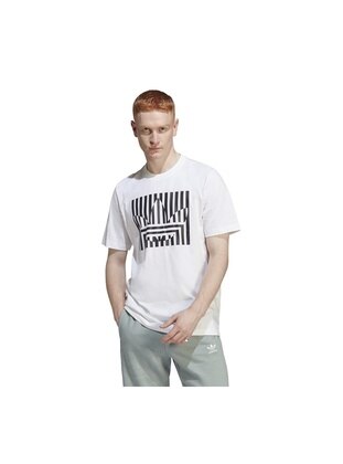 White - Men`s T-Shirts - Adidas