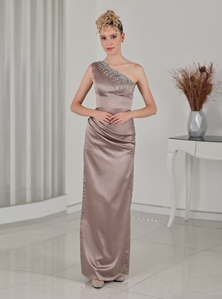 Mink - Unlined - Modest Evening Dress - Rana Zenn